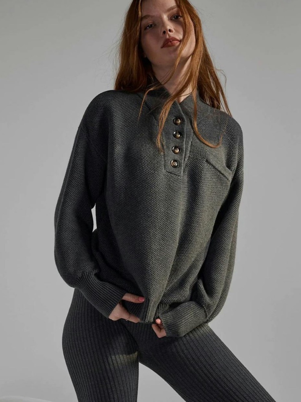 Lunya Cottonsilk™ Pocket Henley S/XS